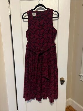 Vintage Laura Ashley corduroy pinafore dress